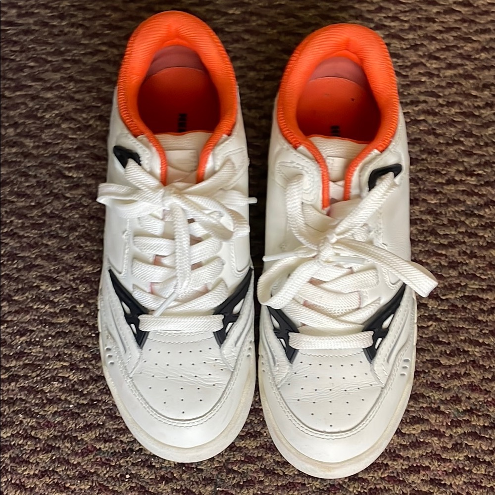 Kids White and Black Sneakers